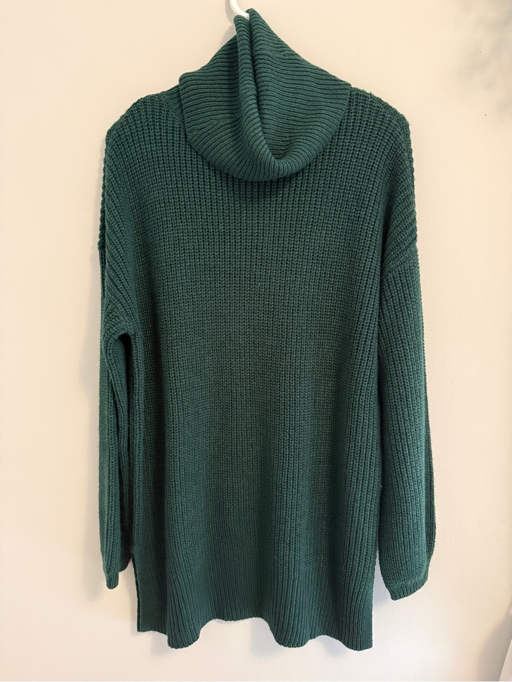 Turtleneck Knit Sweater - Forest Green
